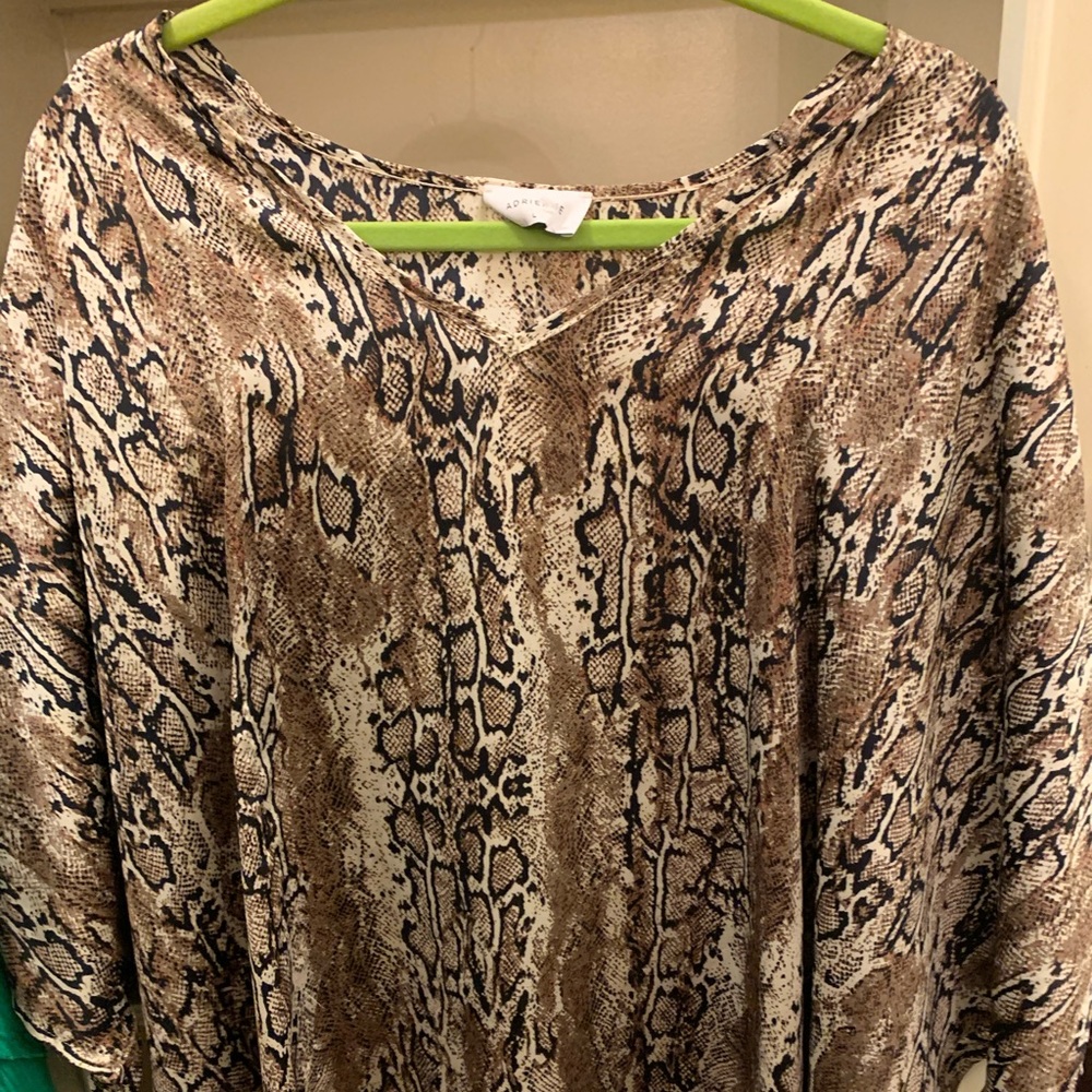 Leopard print blouse